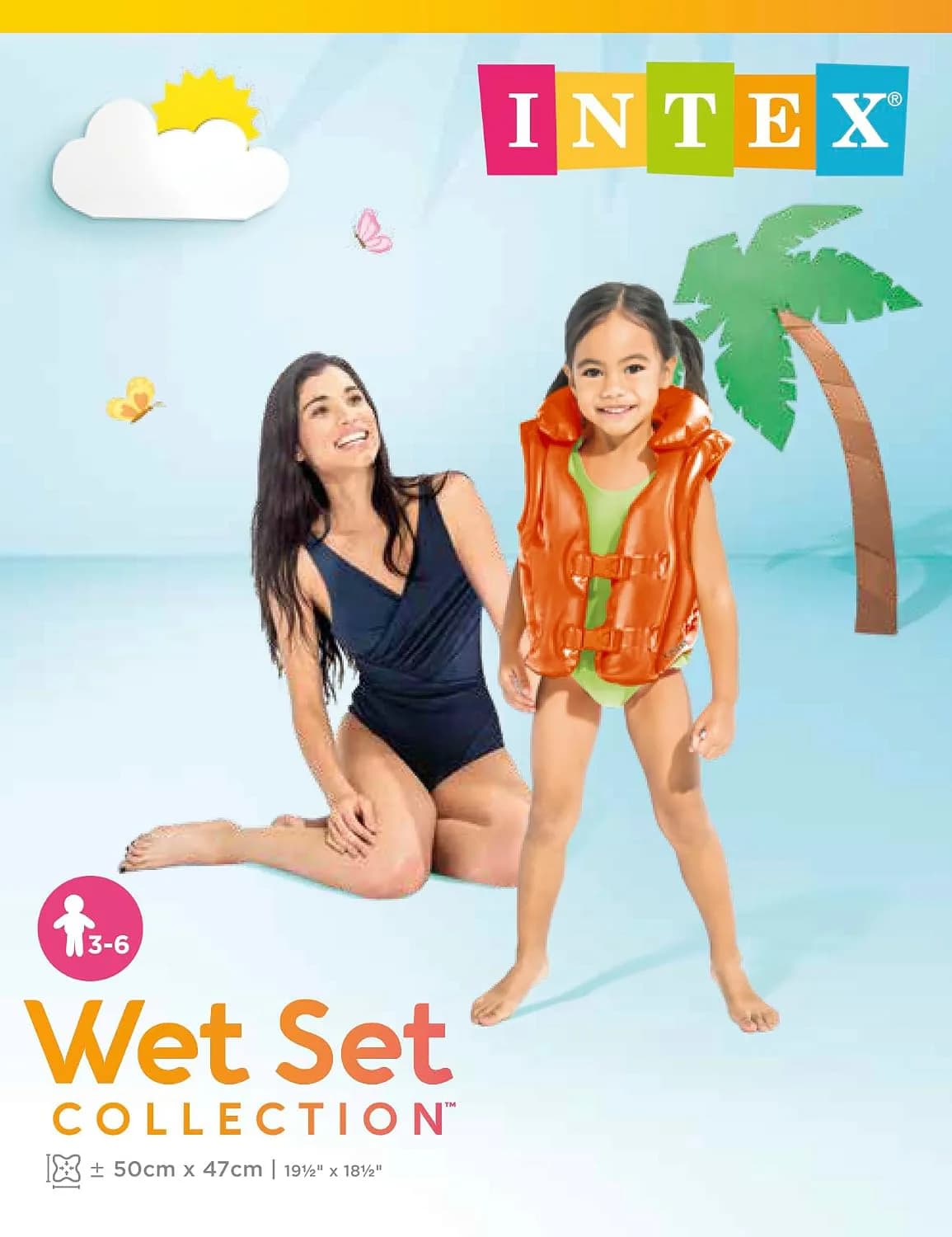 INTEX 58671EU CAN YELEĞİ 50-47 cm  2