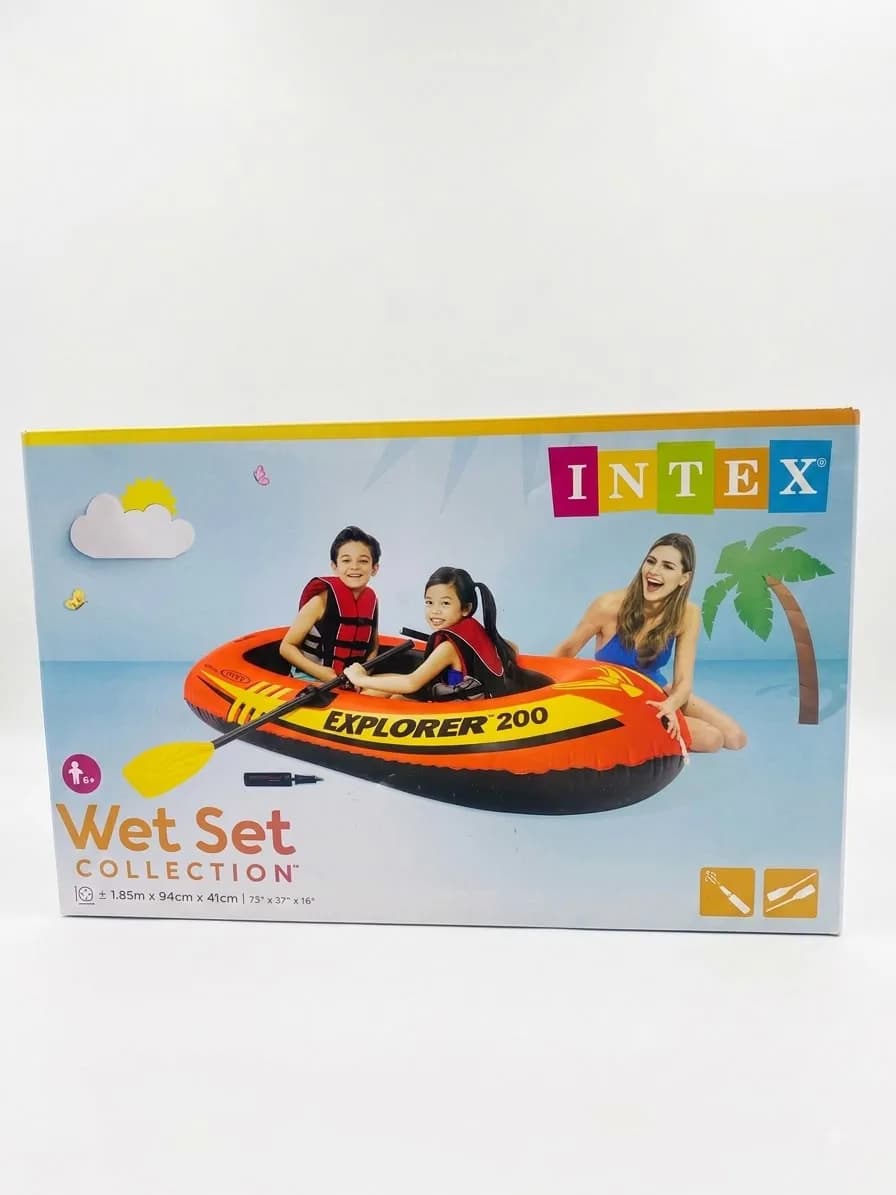 INTEX ŞİŞME BOT SETİ 1.85m-94cm-41cm 6 yaş+