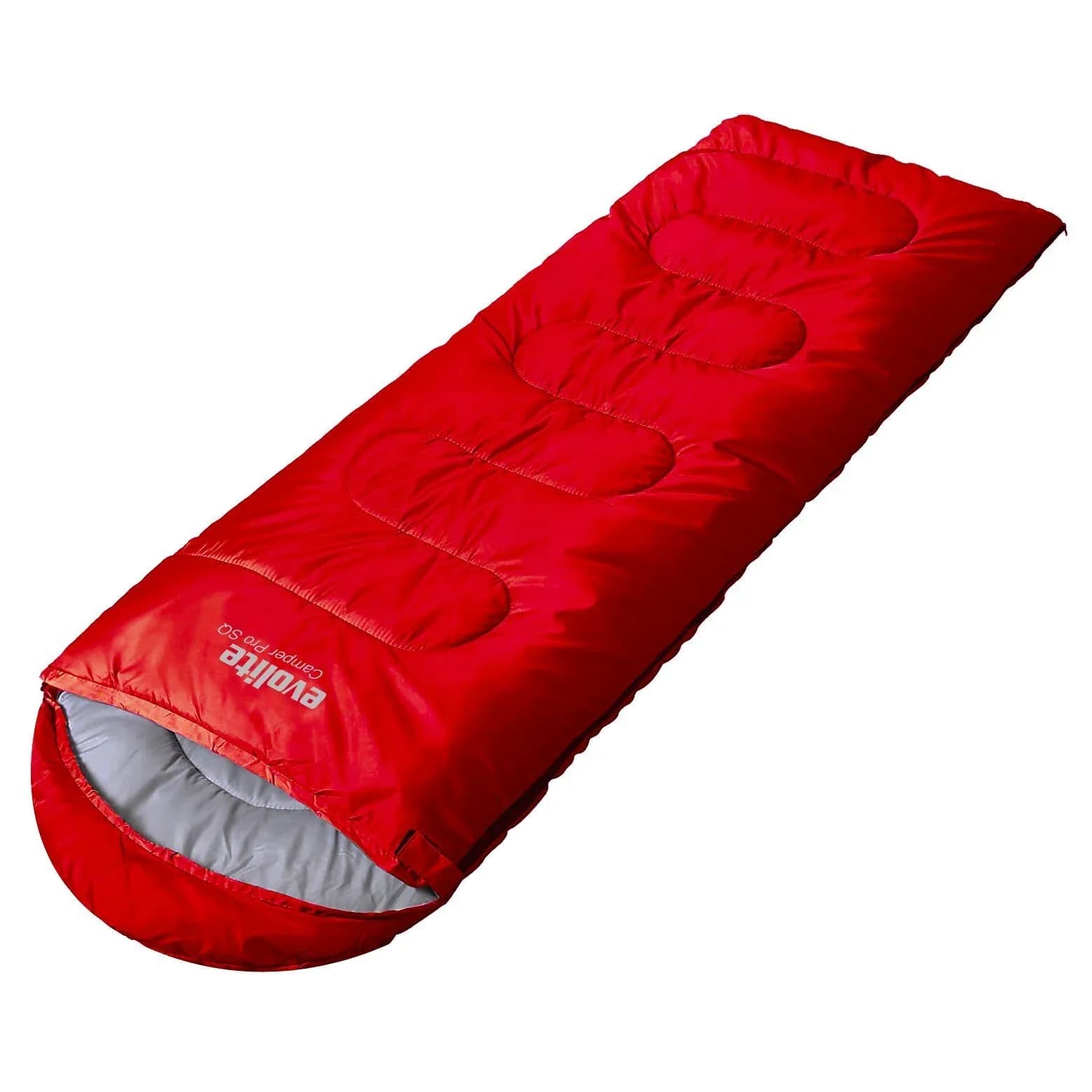EVOLİTE CAMPER PRO SQ UYKU TULUMU 0° - KIRMIZI