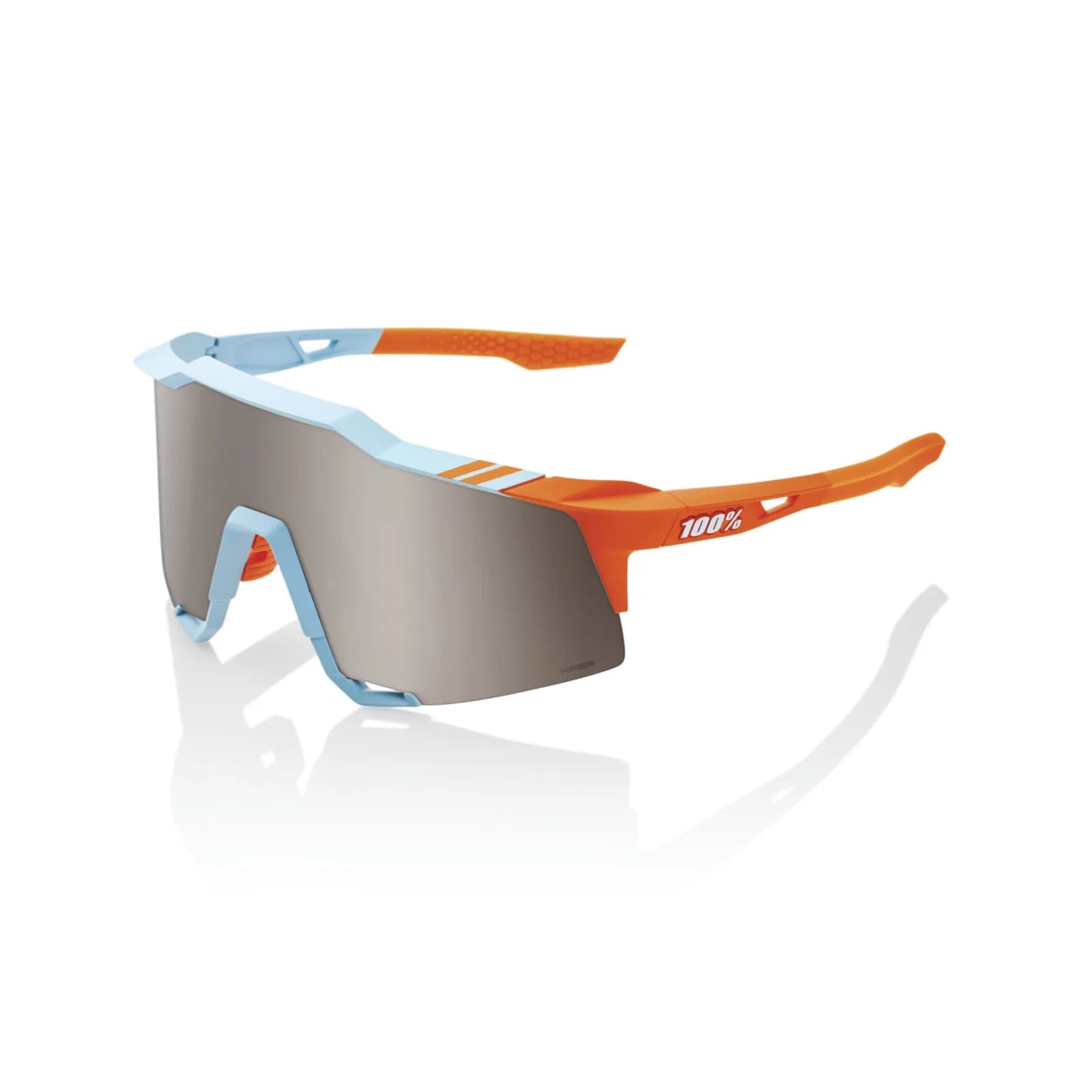 100% SPEEDCRAFT - Soft Tact Two Tone - HiPER Silver Mirror Lens GÖZLÜK